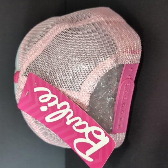 Mattel, Berkshire Fashions,Barbie Pink/White Trucker Hat,NWT. - Picture 3 of 8